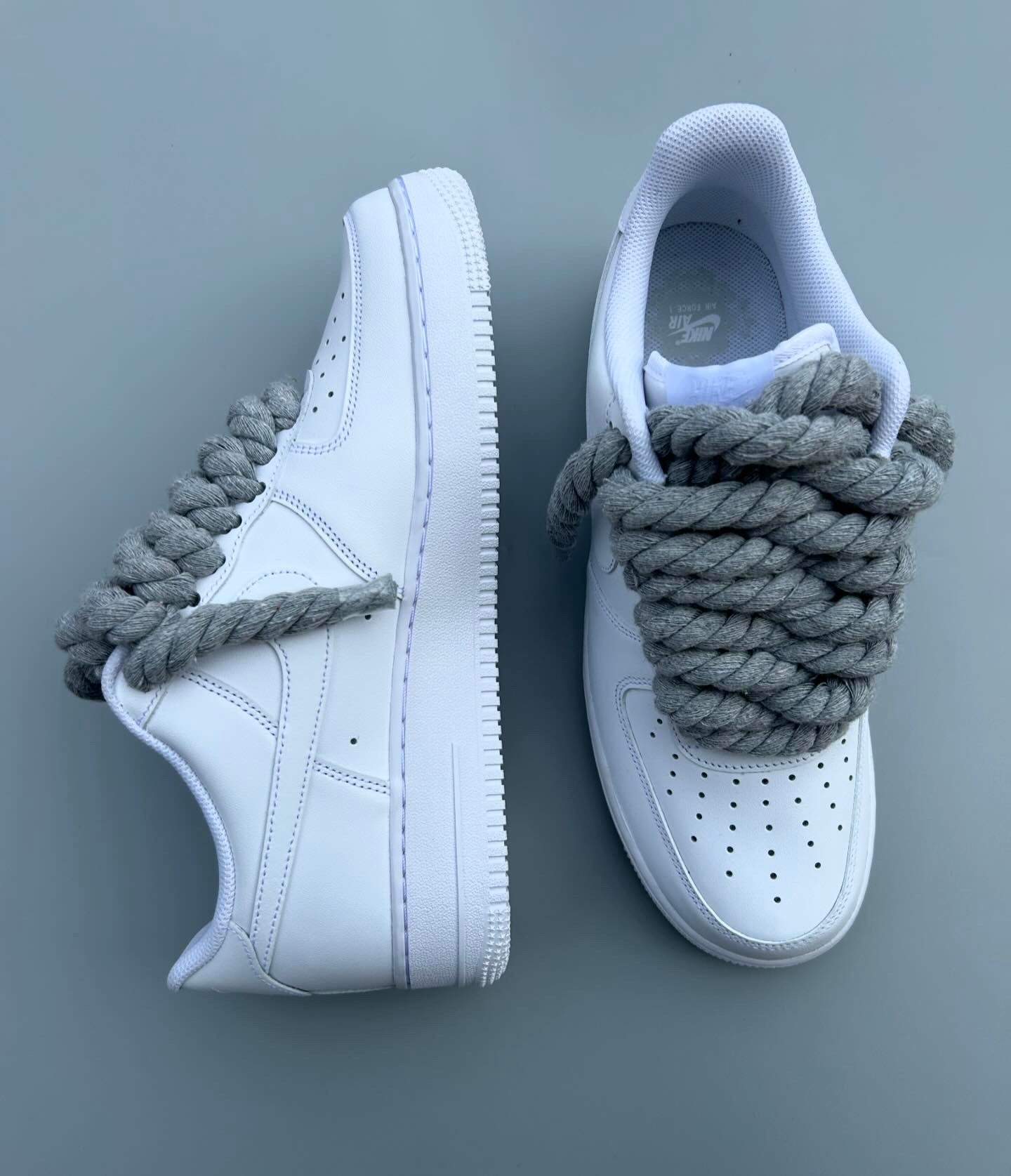 "wolf grey" rope lace