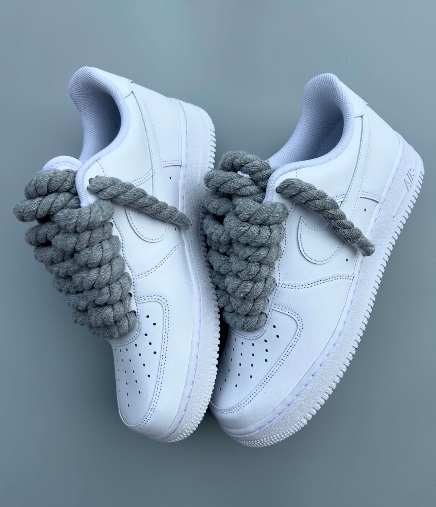 "wolf grey" rope lace