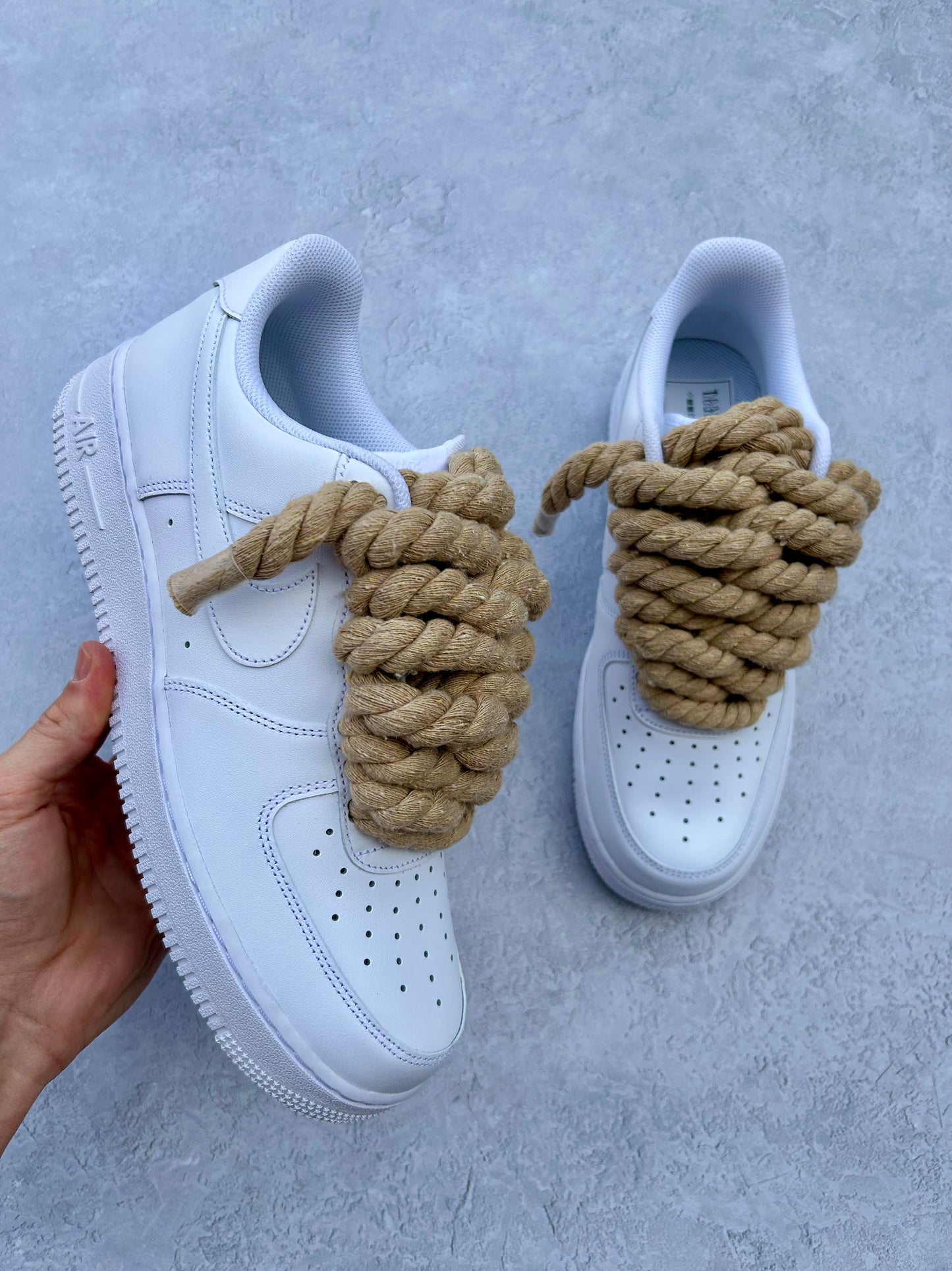 "latte" rope lace
