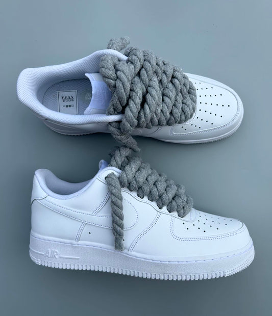 "wolf grey" rope lace