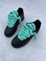 "tiffany black" rope lace