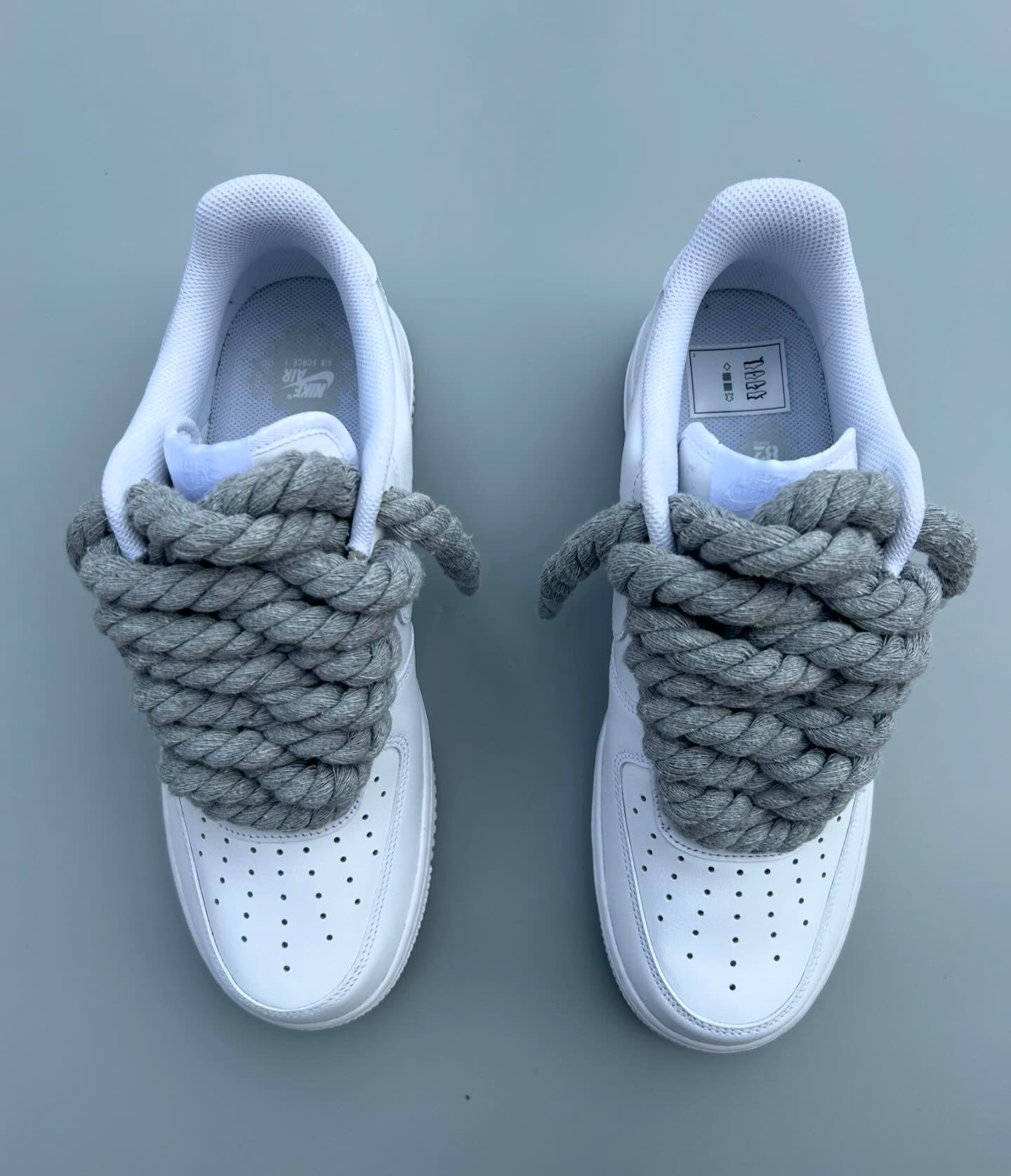 "wolf grey" rope lace