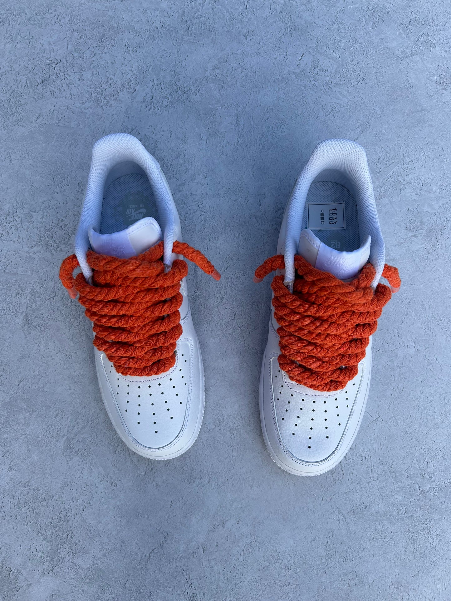 "blood orange" rope lace