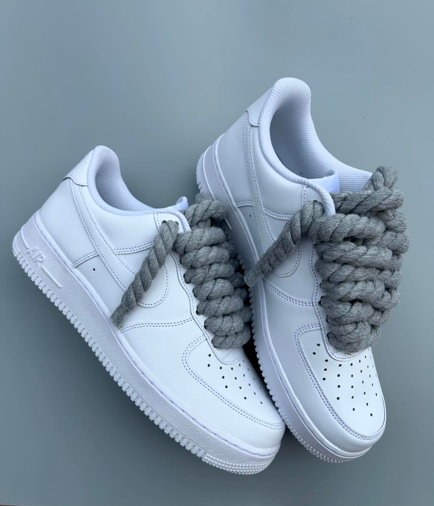 "wolf grey" rope lace
