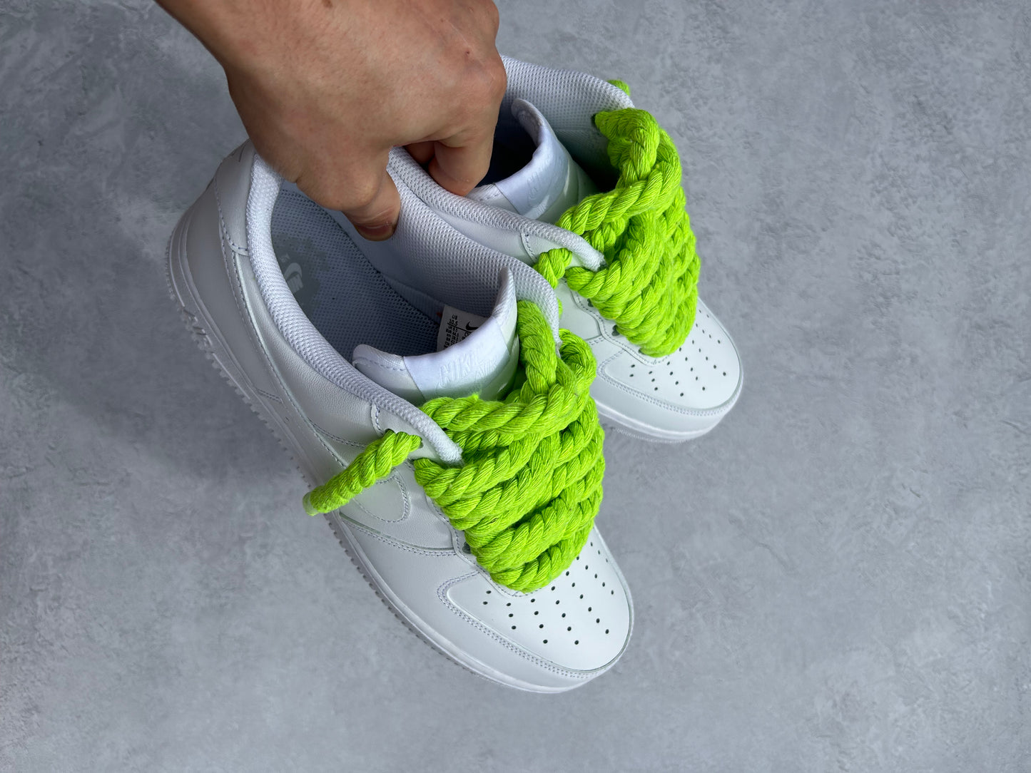 "sLime green" rope lace